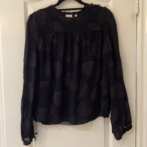 Aritizia Wilfred Black Blouse